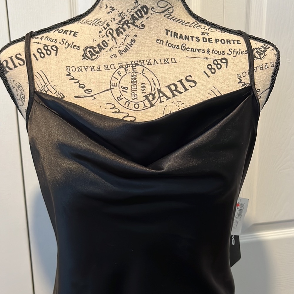 BEBE black slip dress - Picture 2 of 6